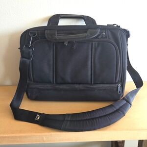 Brenthaven Classic Ballistic Nylon Business Laptop Bag, Black